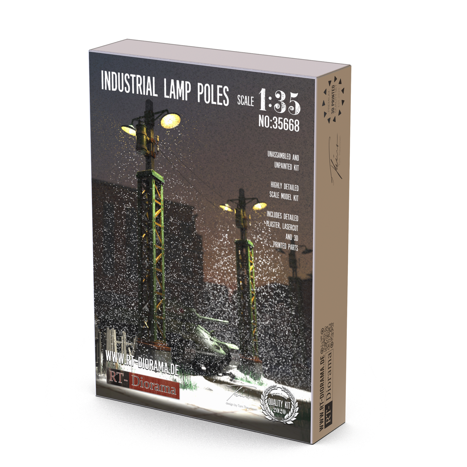 Industrial Lamp Poles (2pcs.) – product image