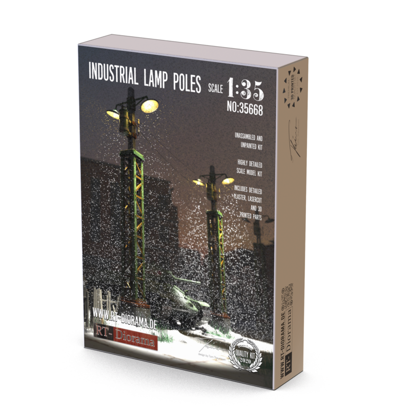 Industrial Lamp Poles (2pcs.) – product image