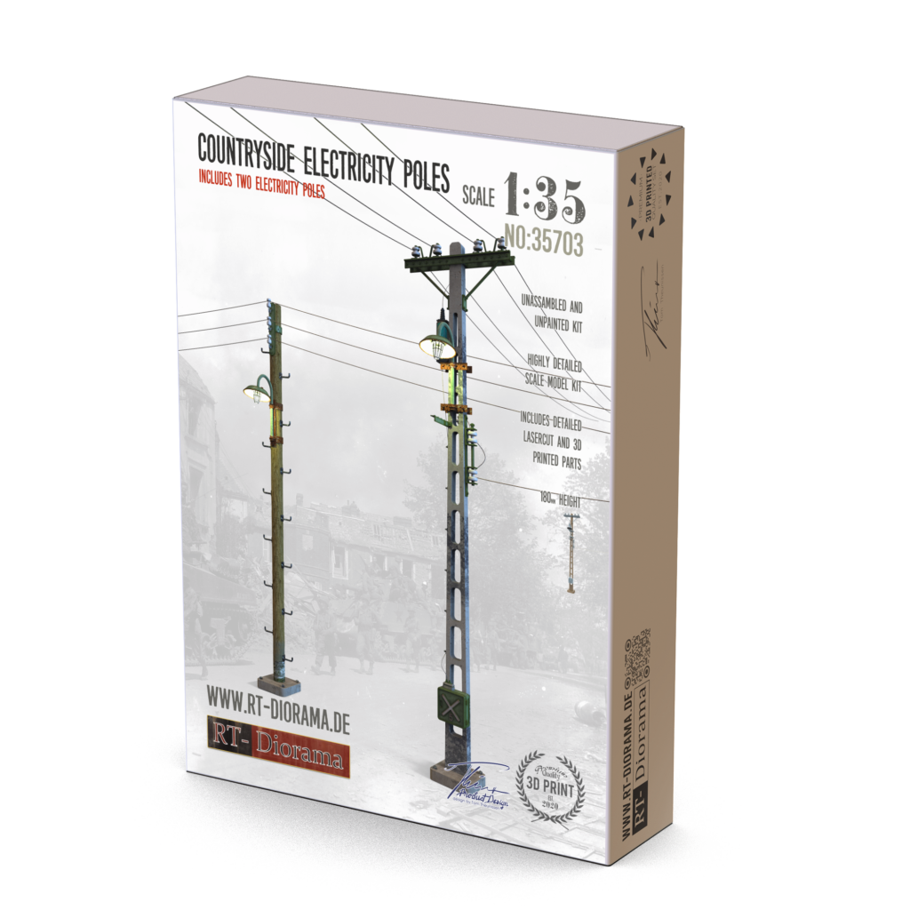 Countryside Electricity Poles – product image
