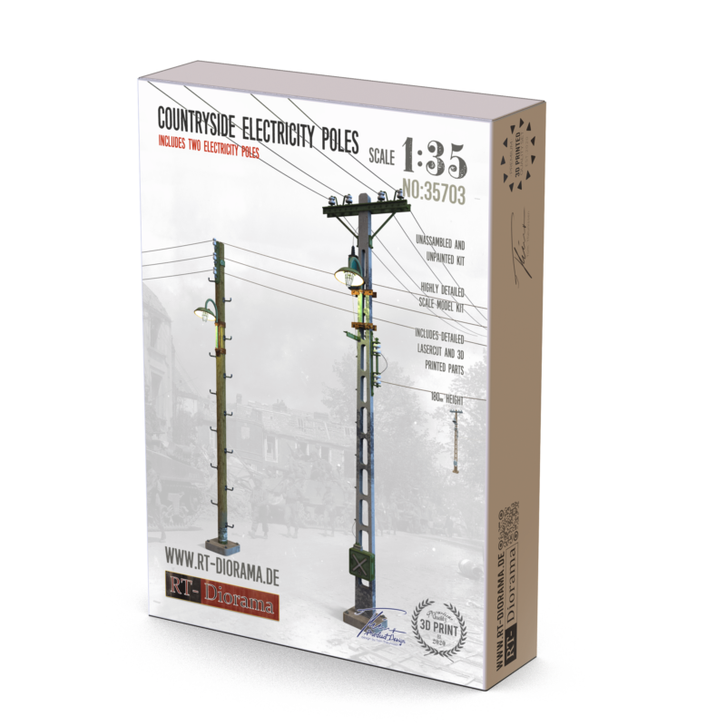 Countryside Electricity Poles – product image
