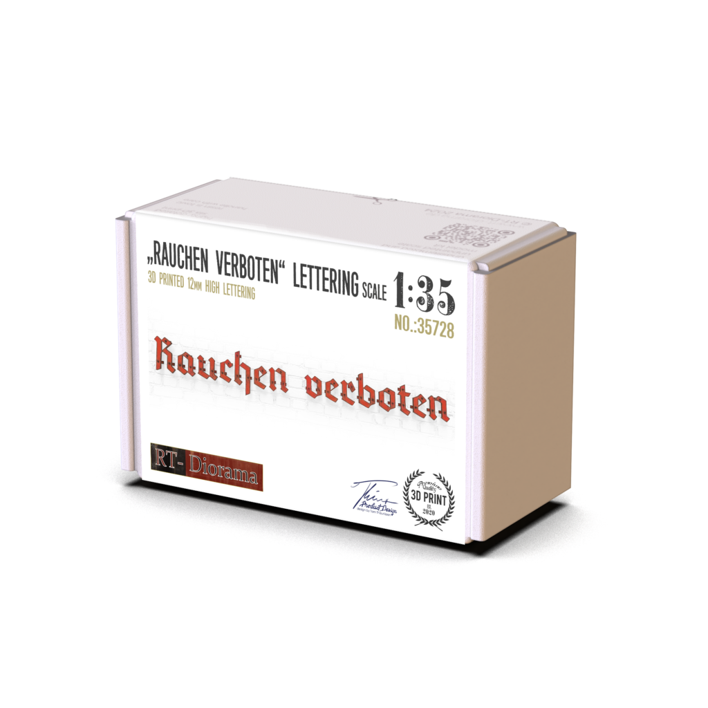 Letters Set 3 "Rauchen Verboten" (Smoking prohibited) – product image