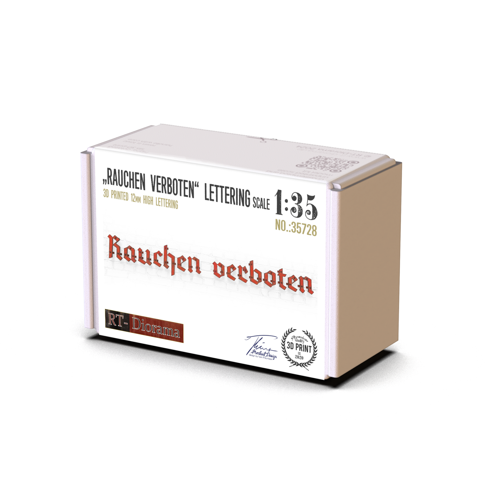 Letters Set 3 "Rauchen Verboten" (Smoking prohibited) – product image