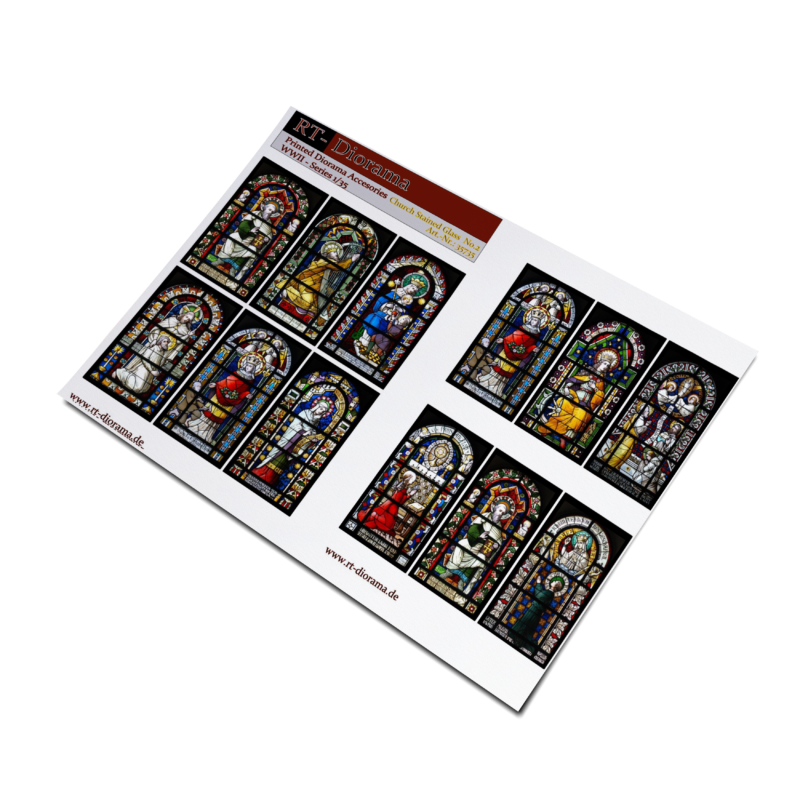 Romanic church stained glass windows No.2 – product image