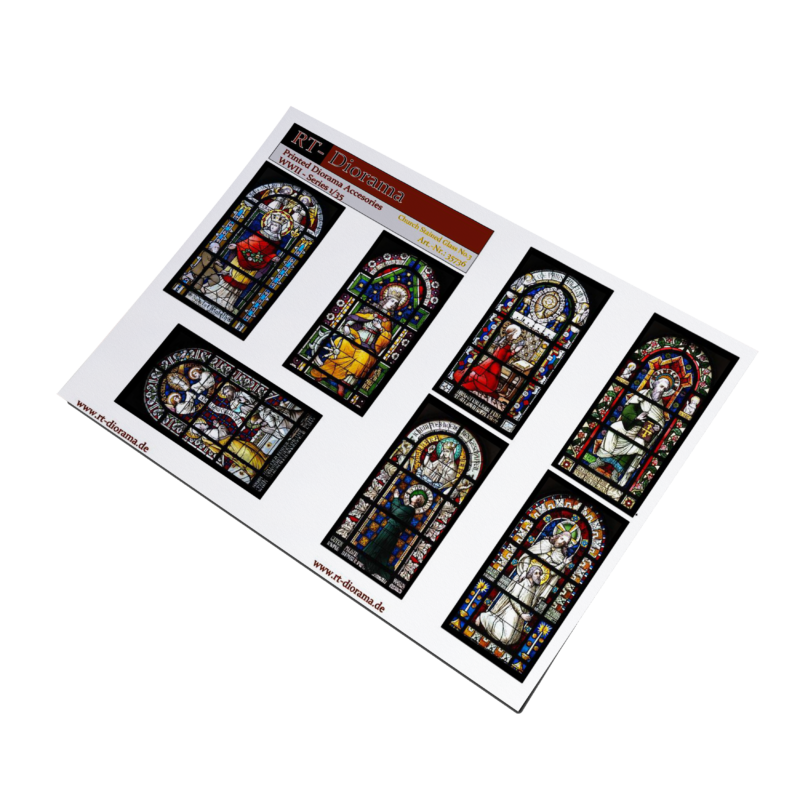 Romanic church stained glass windows No.3 – product image
