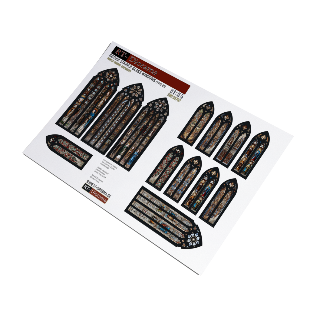 Gothic stained glass windows (Typ1) – product image