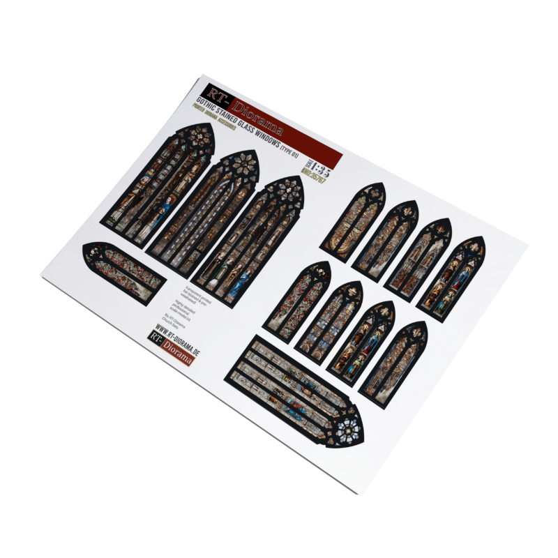 Gothic stained glass windows (Typ1) – product image