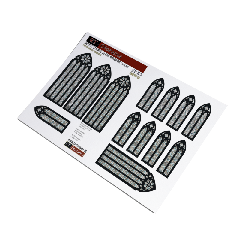 Gothic stained glass windows (Typ2) – product image