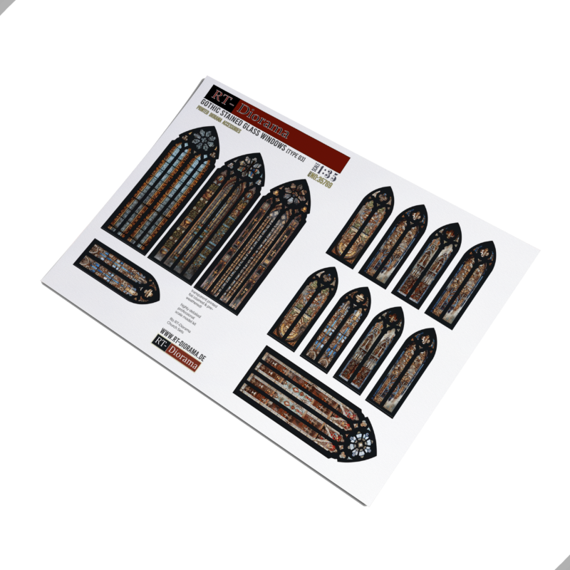 Gothic stained glass windows (Typ3) – product image