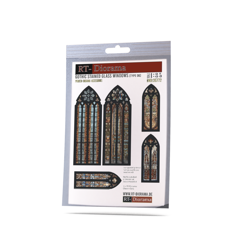 Gothic stained glass windows (Typ6) – product image