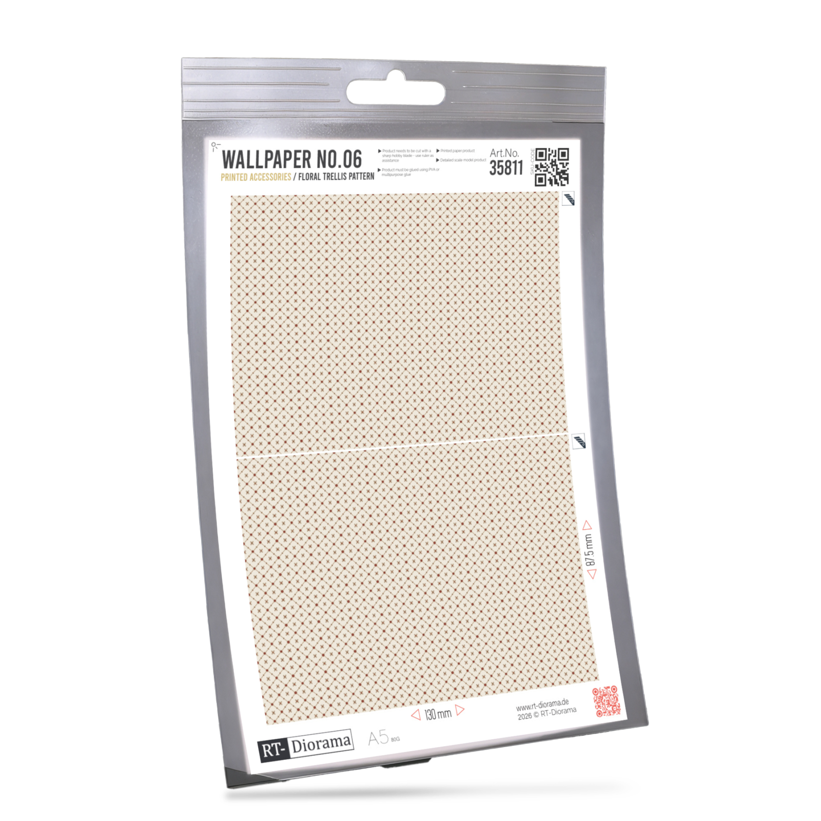Wallpaper No.06 – Floral Trellis Pattern – product image