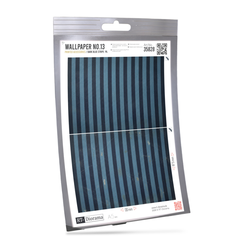 Wallpaper No.13 – Dark Blue Stripe Pattern – product image