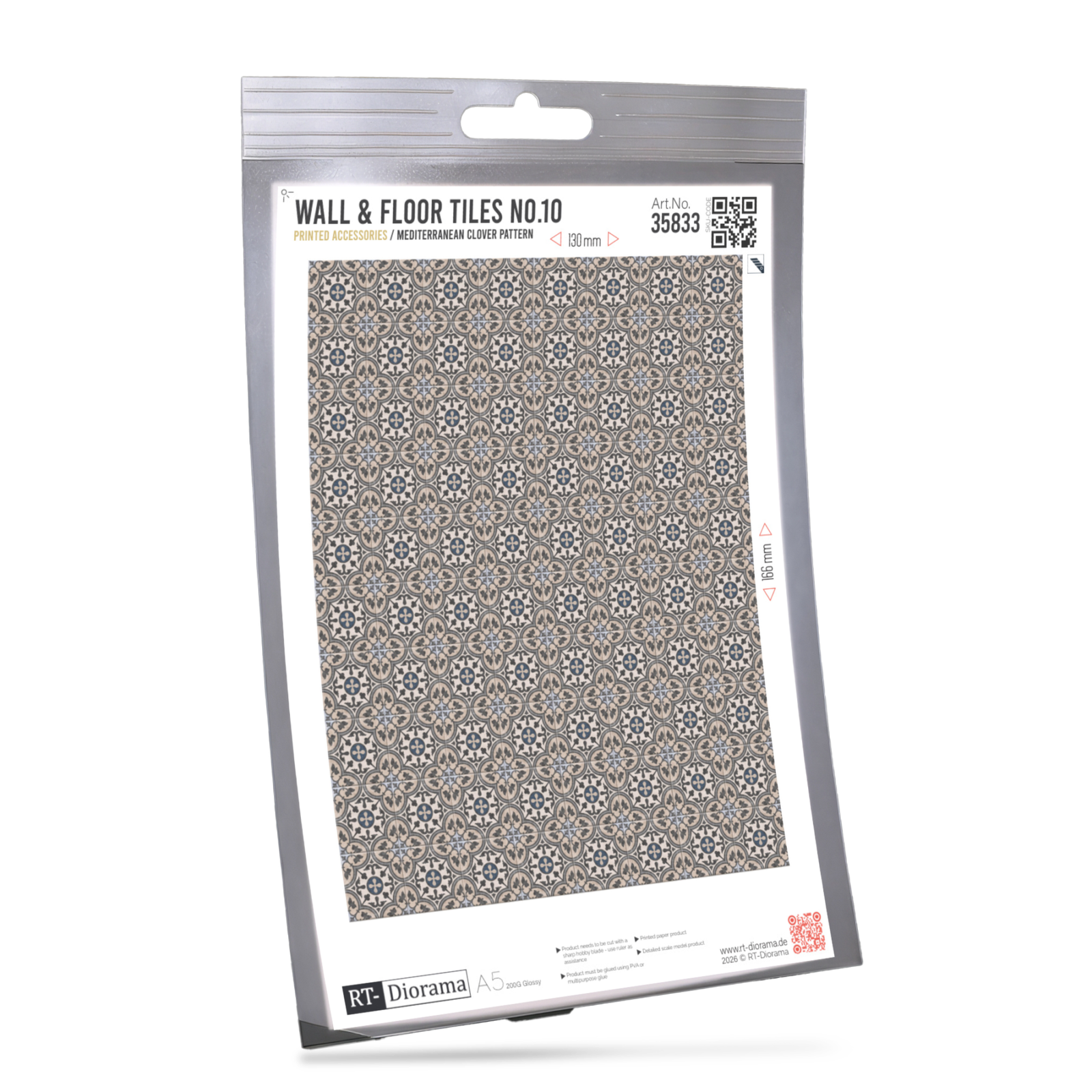 Wall & Floor Tiles No.10 – Mediterranean Clover Pattern – product image