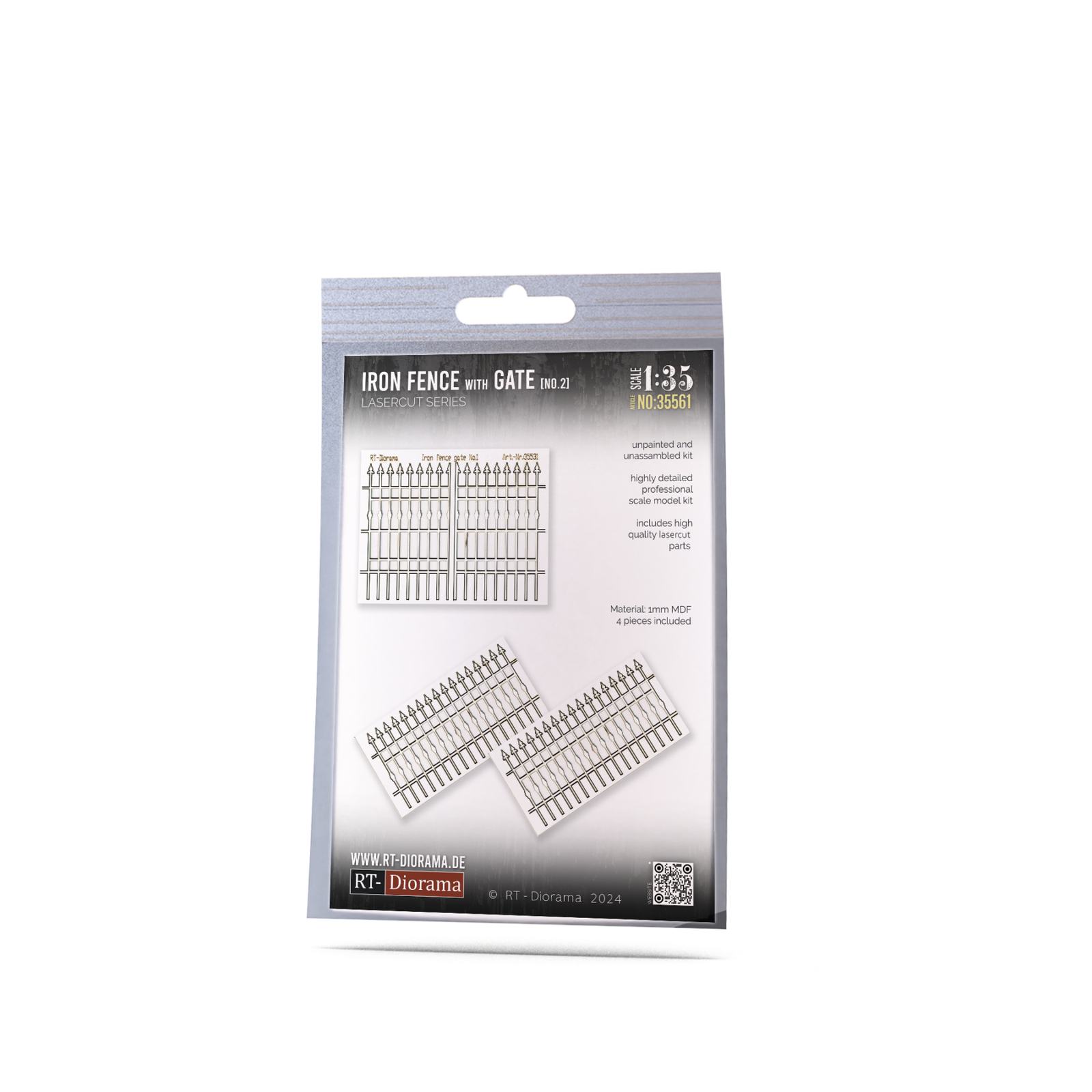 Iron Fence w. Gate No.2 – product image