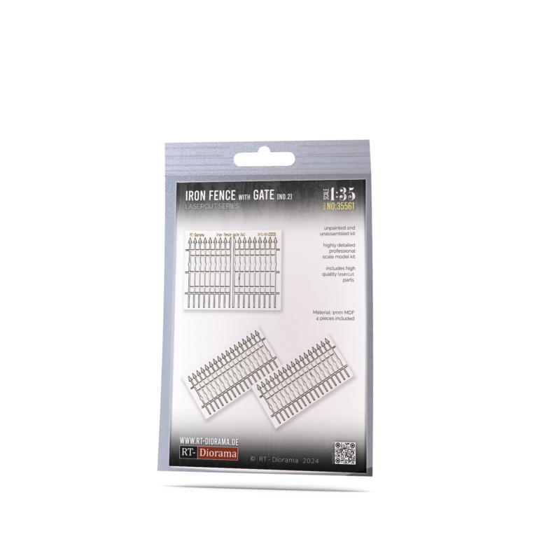 Iron Fence w. Gate No.2 – product image