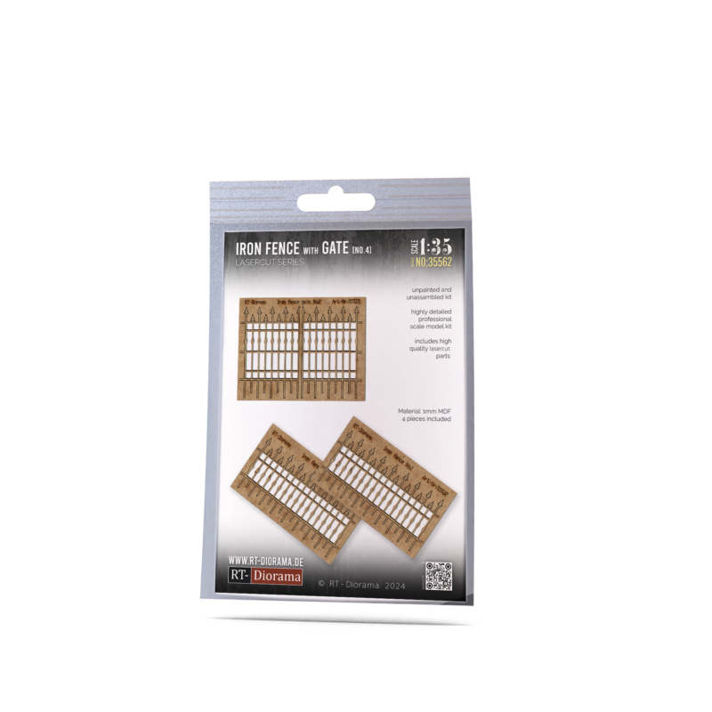 Iron Fence w. Gate No.3 – product image