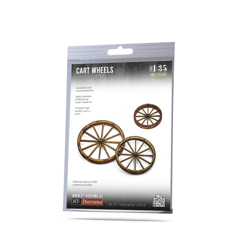 Cart wheels (3pcs.) – product image