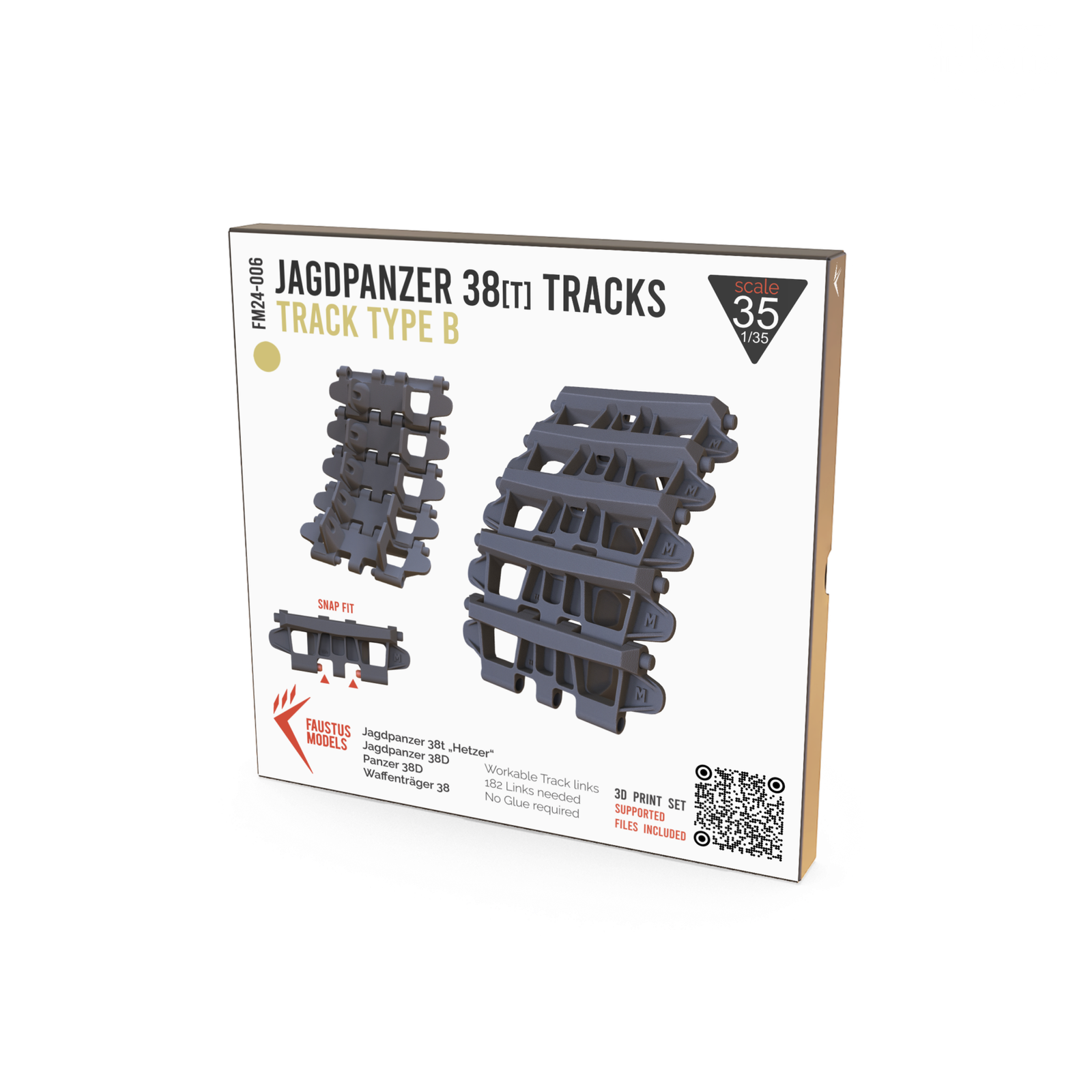 Jagdpanzer 38[t] Tracks Type B