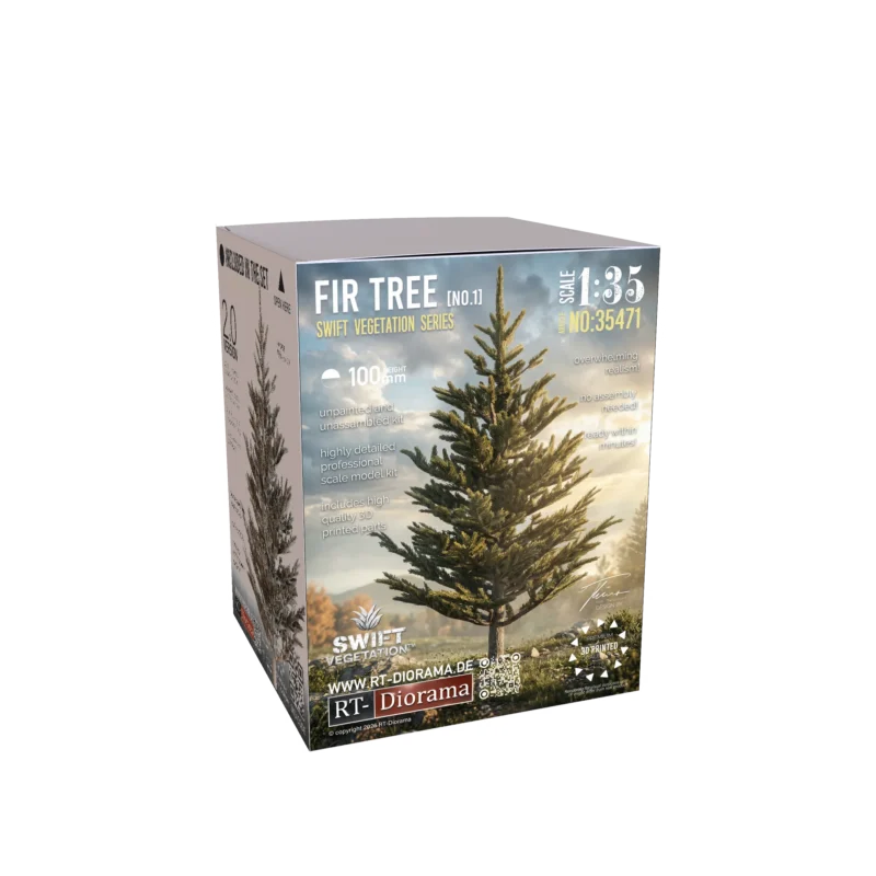 Fir Tree V2.0 [No.1] – 100mm 1/35 [Swift Vegetation]