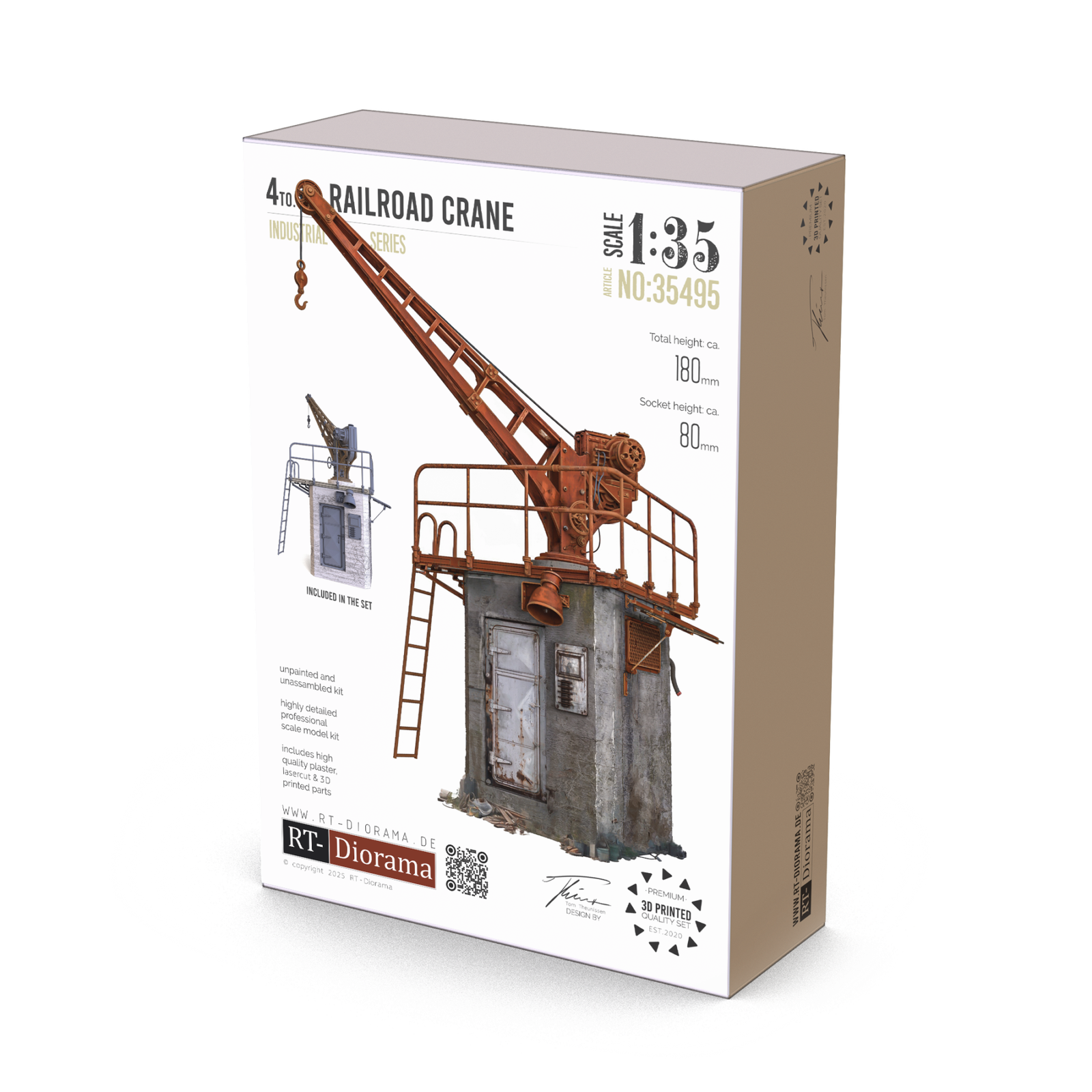 4to. Railroad Crane
