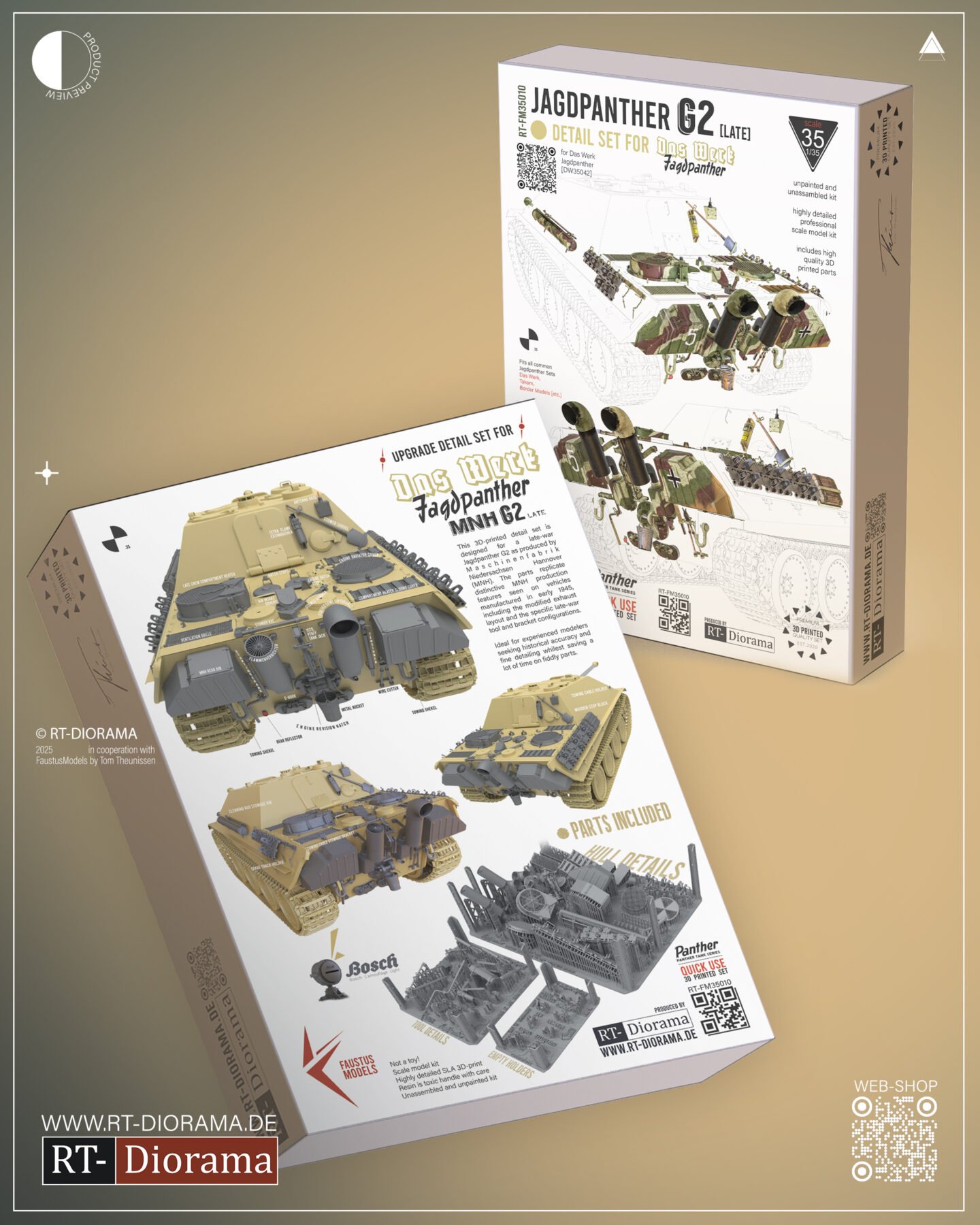 Jagdpanther G2 [MNH-Late] Detail Set for Das Werk - Image 4