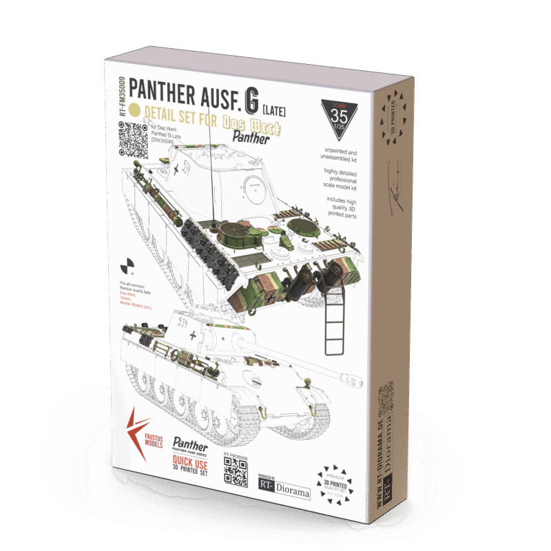 Panther Ausf.G [MNH-Late] Detail Set for Das Werk