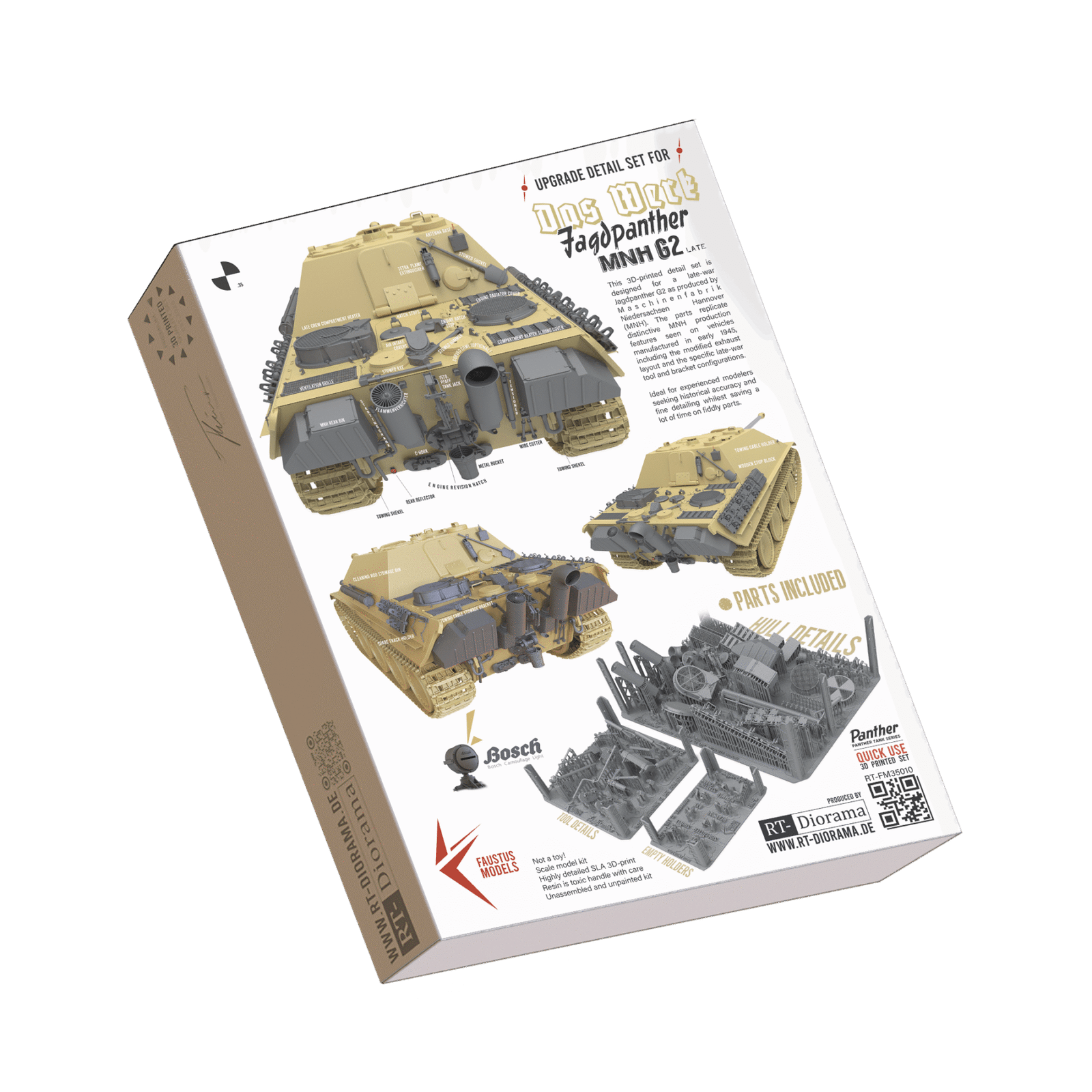 Jagdpanther G2 [MNH-Late] Detail Set for Das Werk - Image 2