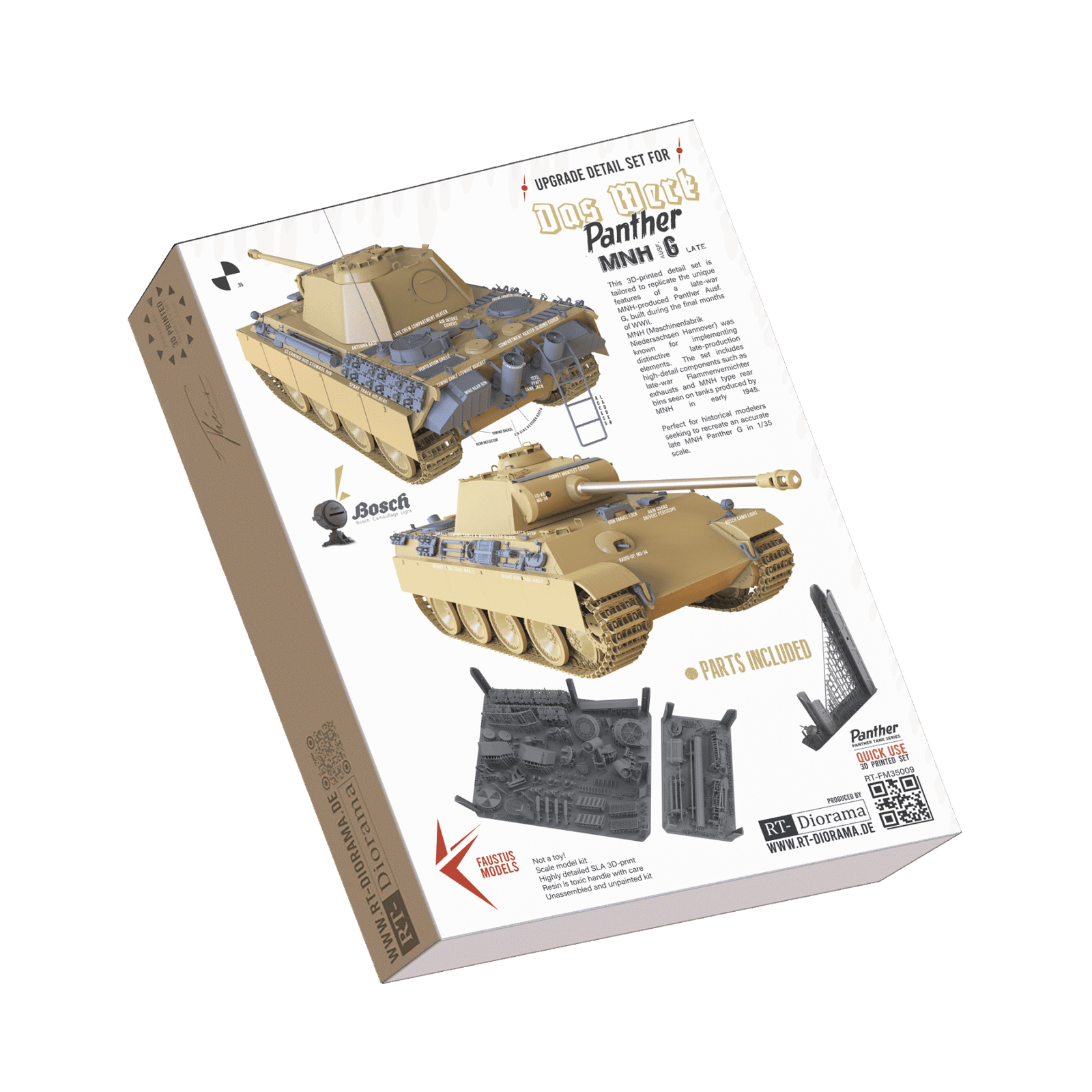 Panther Ausf.G [MNH-Late] Detail Set for Das Werk – product image