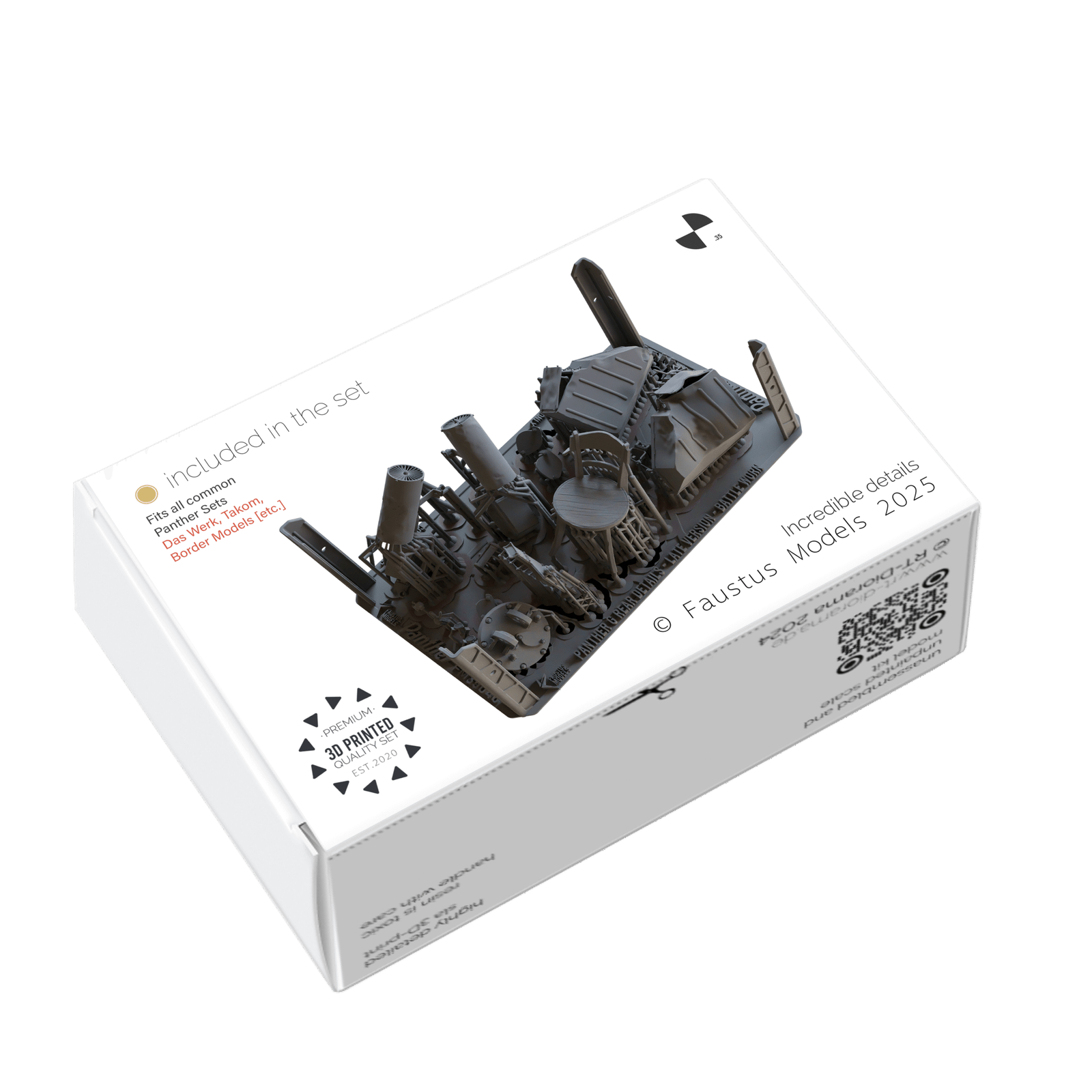 Panther G Rear Details - Late Version - Battle Worn - Image 2