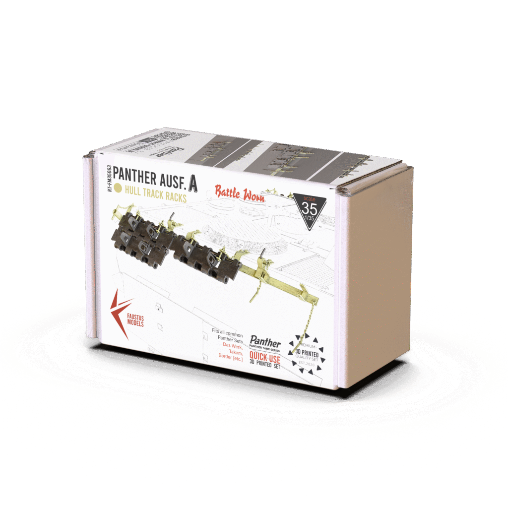 Panther Tool Racks (Battle worn) - RT-Diorama