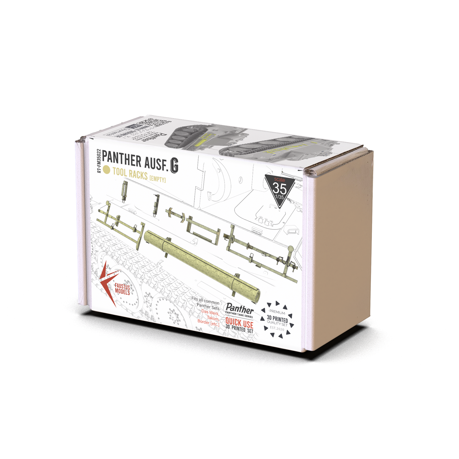 Panther Ausf.G Tool Racks [Open] – product image