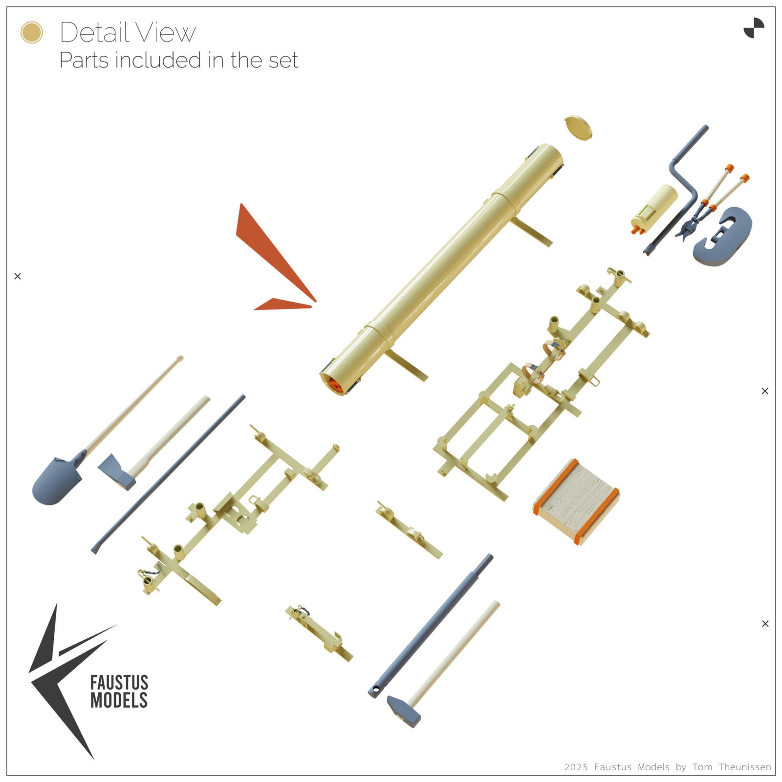 Panther Ausf.A Tools Empty [seperated] – product image