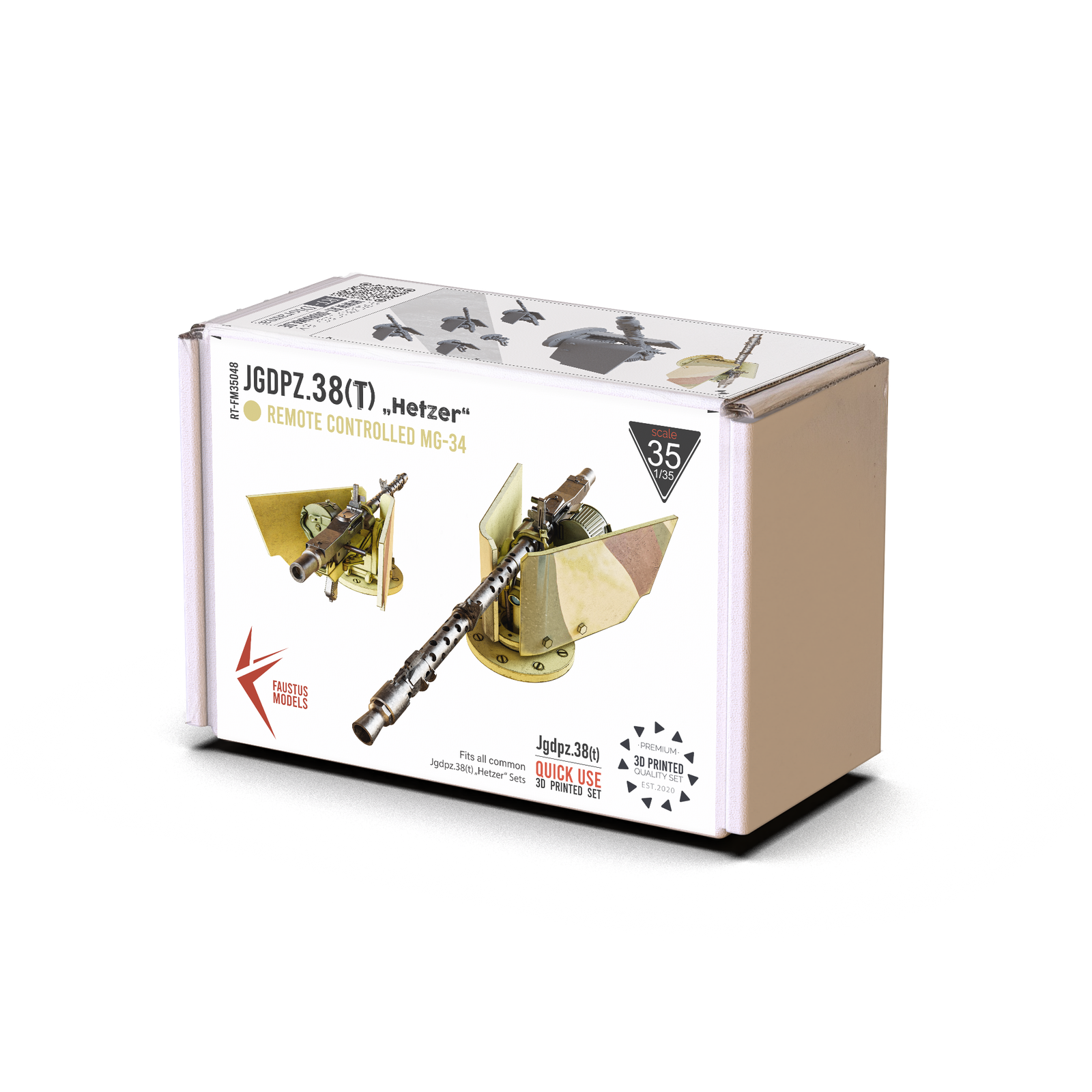 Remote Controlled MG-34 f. Jgdpz.38(t) Hetzer – product image