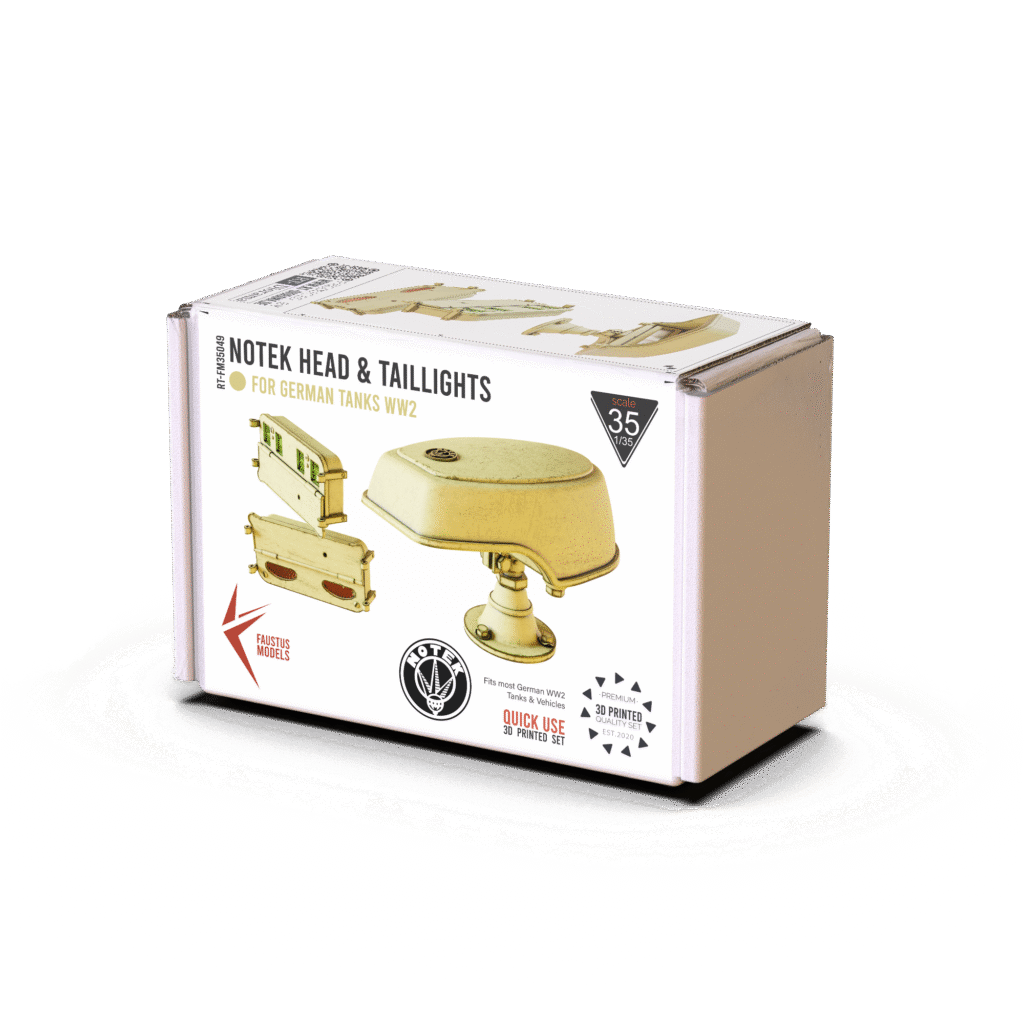 Notek Head & Taillights for German Tanks WW2 – product image