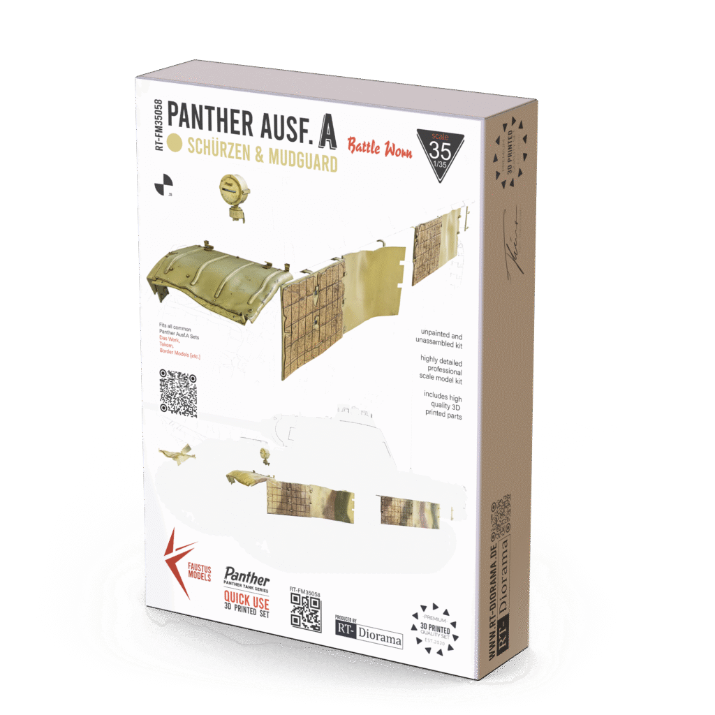 Panther Ausf.A Schürzen Battle Damaged – product image