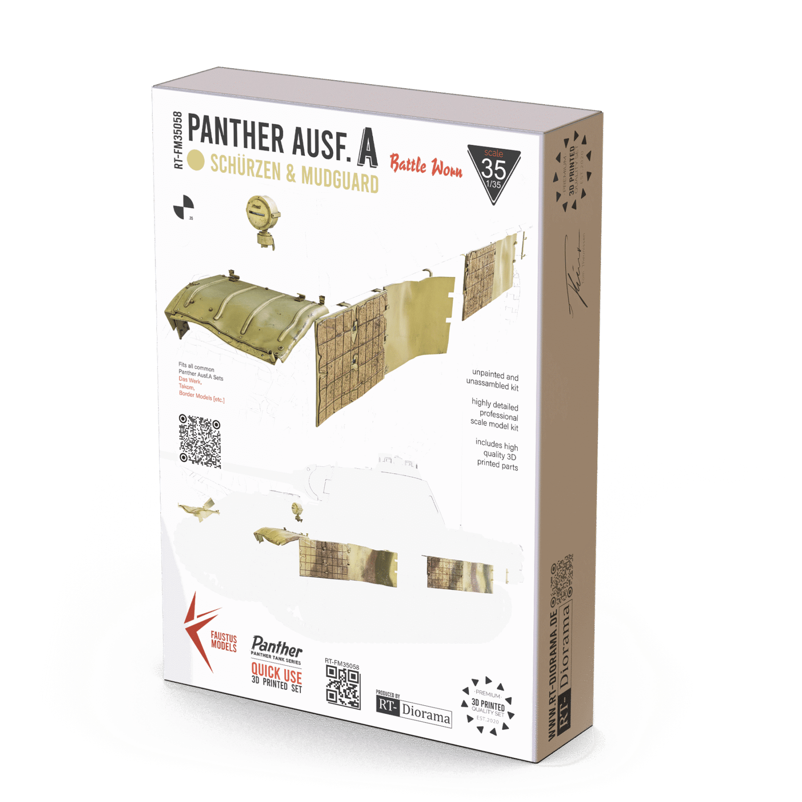 Panther Ausf.A Schürzen Battle Damaged – product image