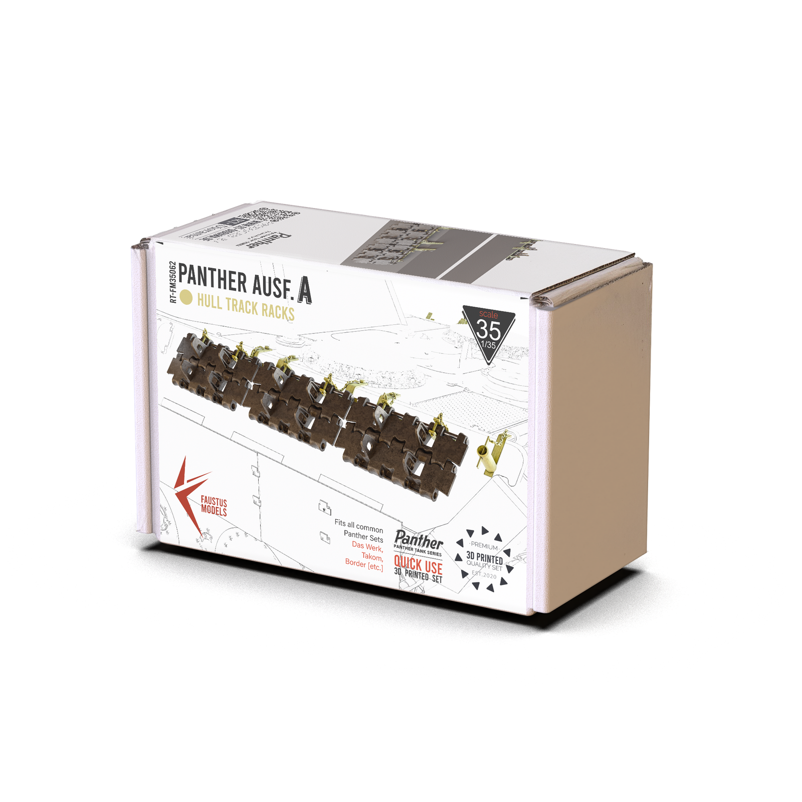 Panther Ausf.A Hull Track Racks – product image
