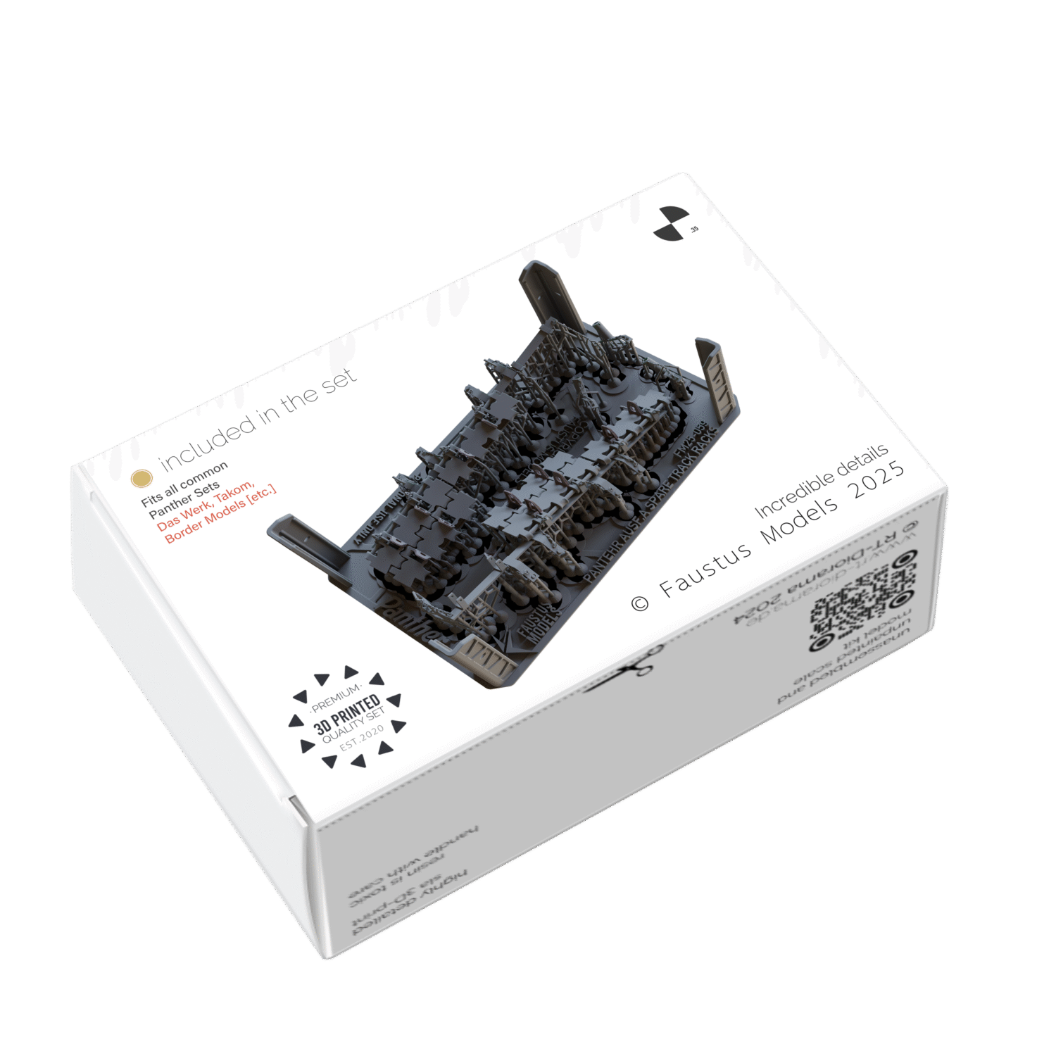 Panther Ausf.A Hull Track Racks Battle Damaged – product image