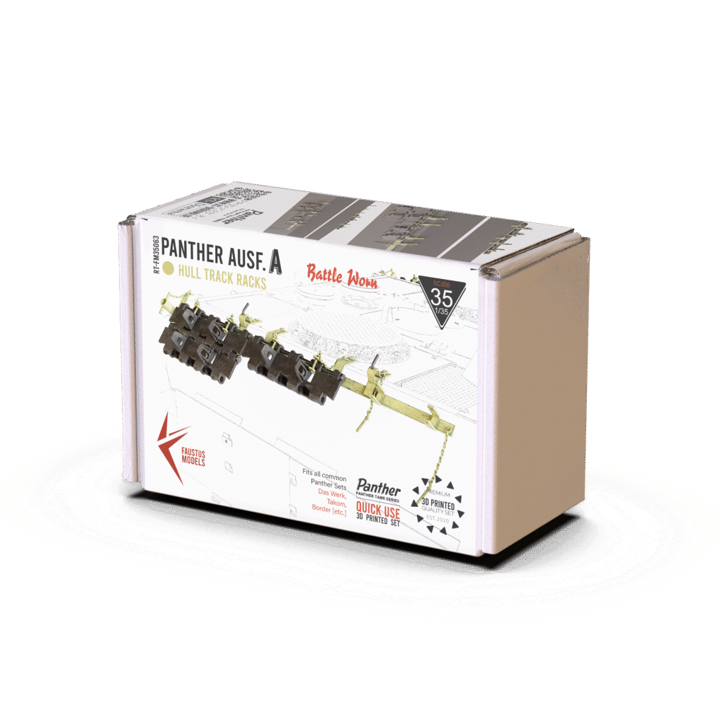 Panther Ausf.A Hull Track Racks Battle Damaged – product image