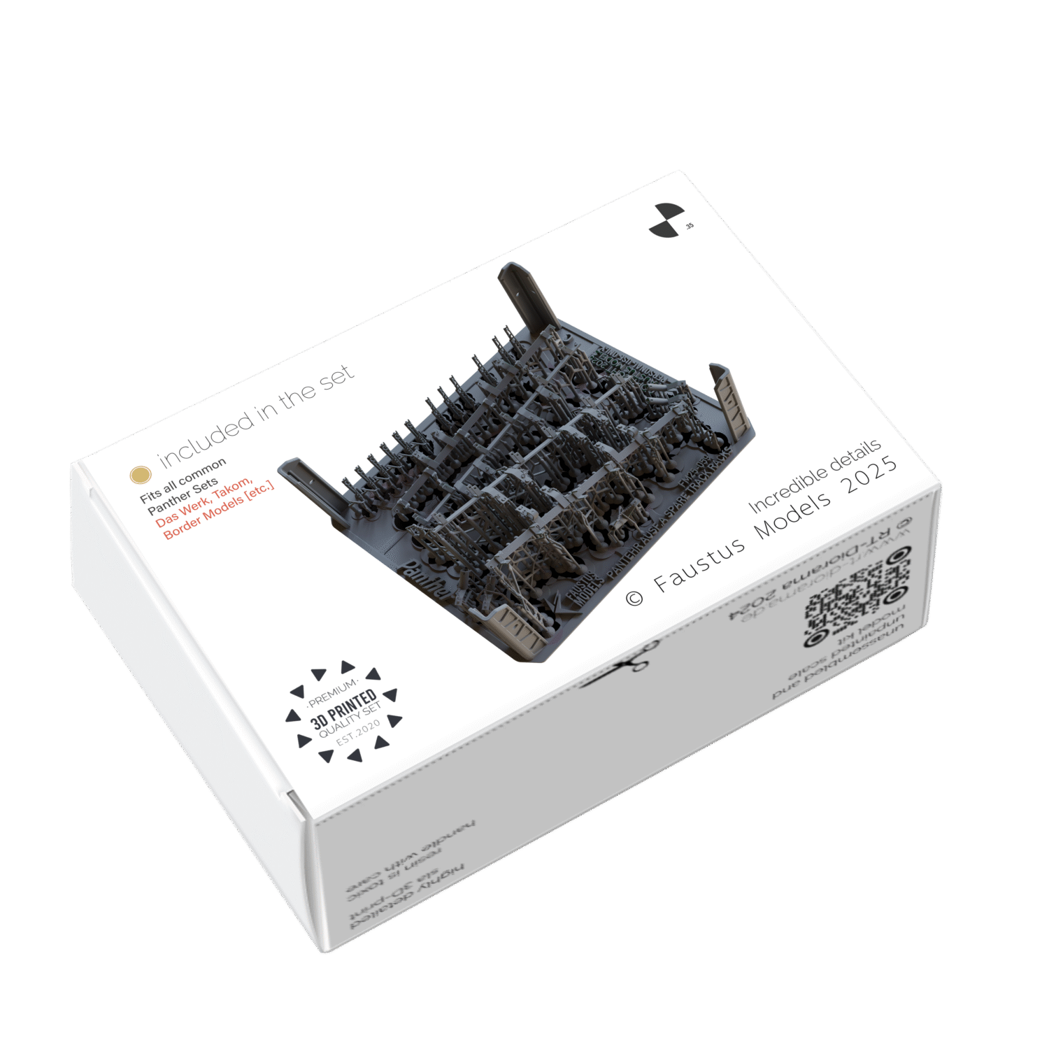 Panther Ausf.A Hull Track Racks Empty – product image