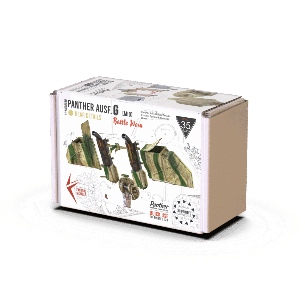 Panther Tool Racks (Battle worn) – RT-Diorama