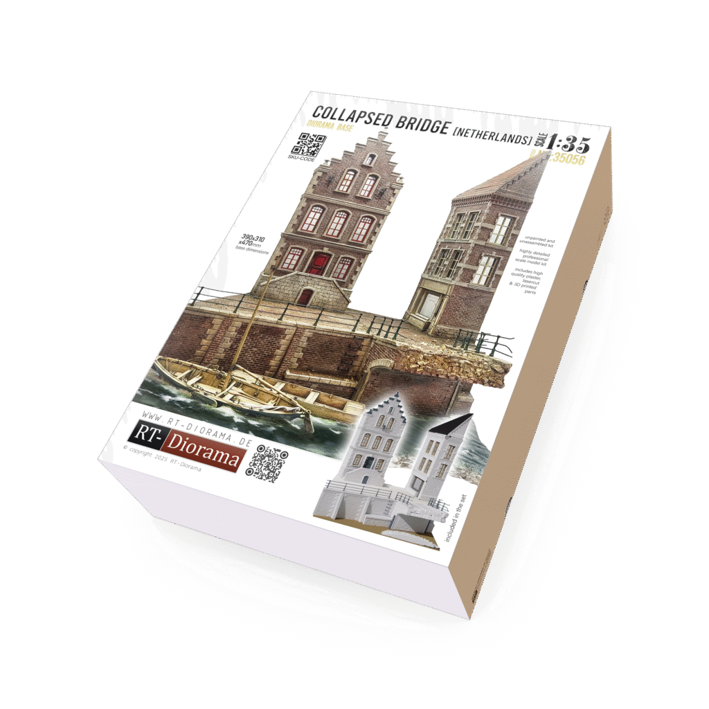 "Collapsed Bridge" Netherlands [Diorama Base] – product image