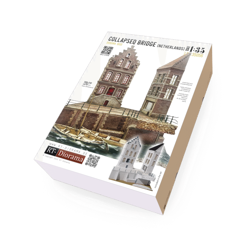 "Collapsed Bridge" Netherlands [Diorama Base] – product image