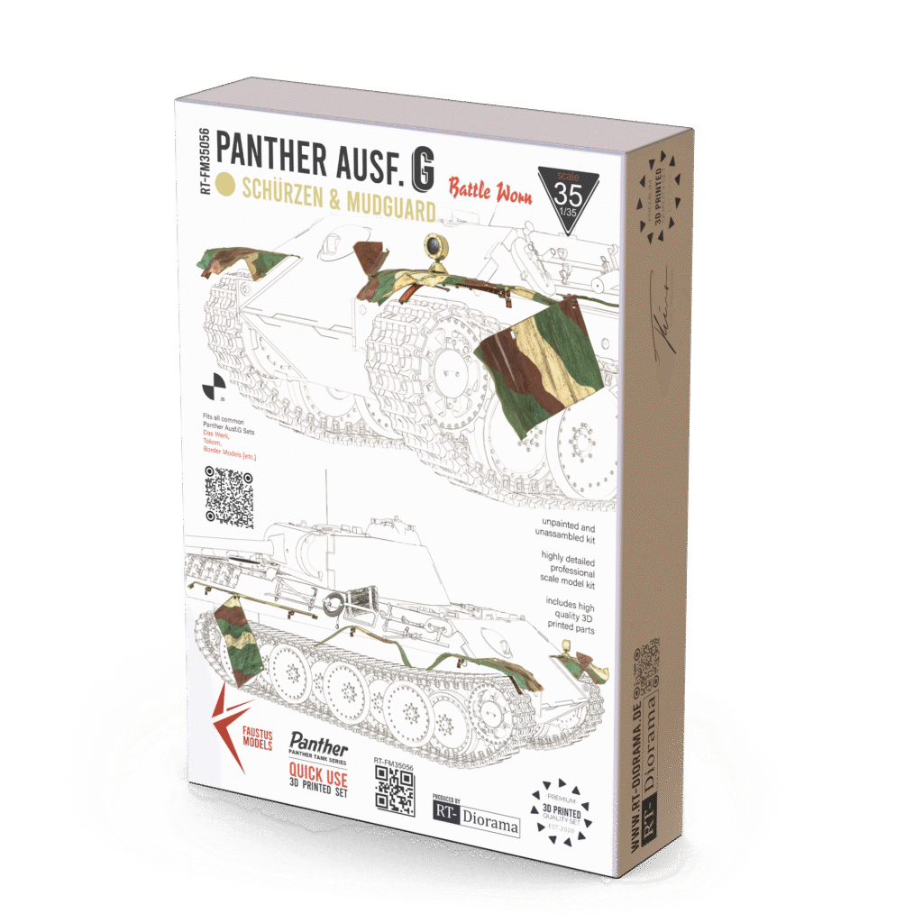 Panther Ausf.G Schürzen Battle Damaged – product image