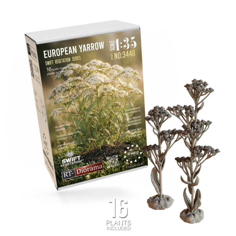 European Yarrow 1/35 – 3D Printed Diorama Vegetation Set