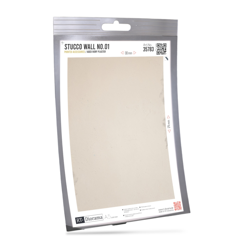 Stucco Wall No.01 – Aged Ivory Plaster