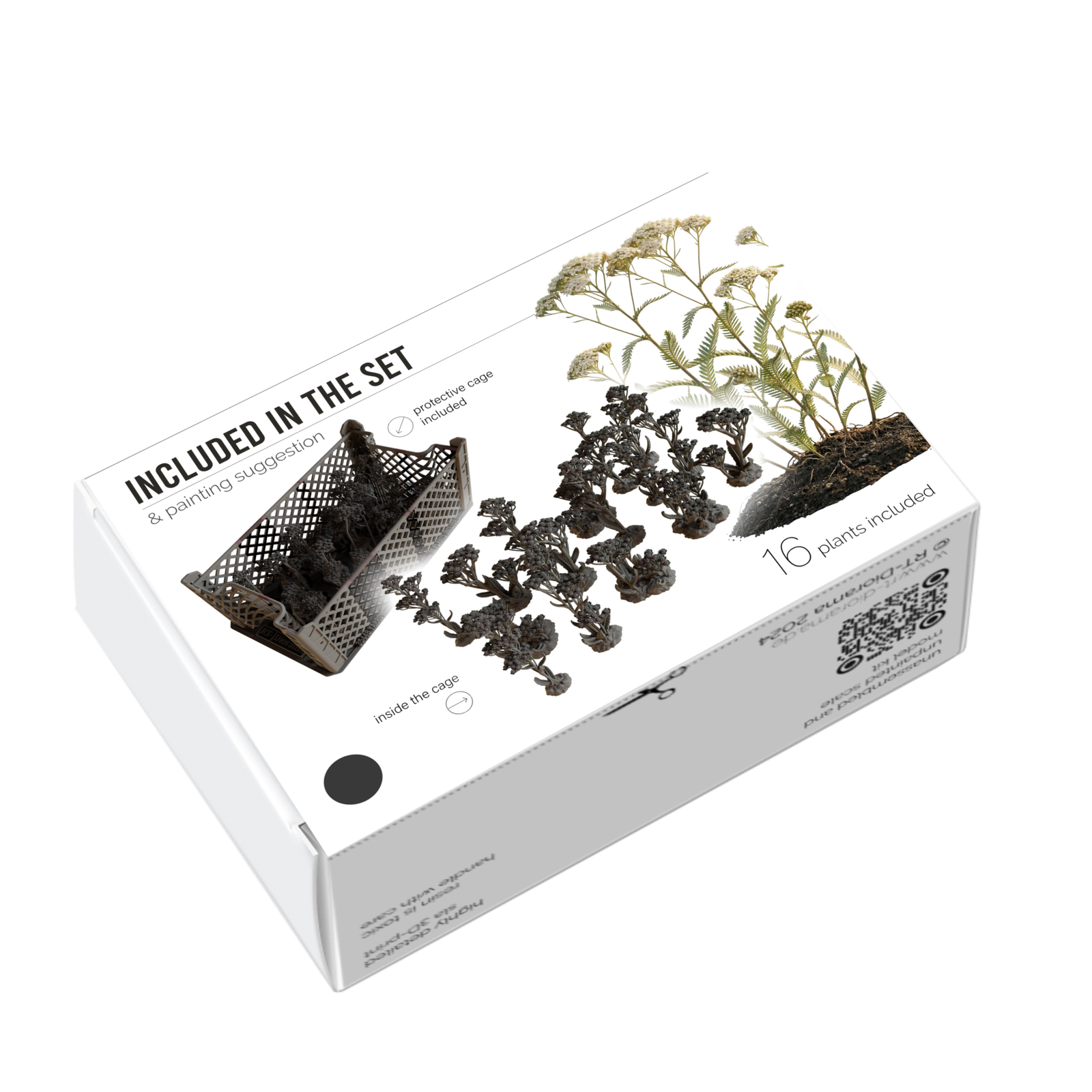 European Yarrow 1/35 – 3D Printed Diorama Vegetation Set – product image