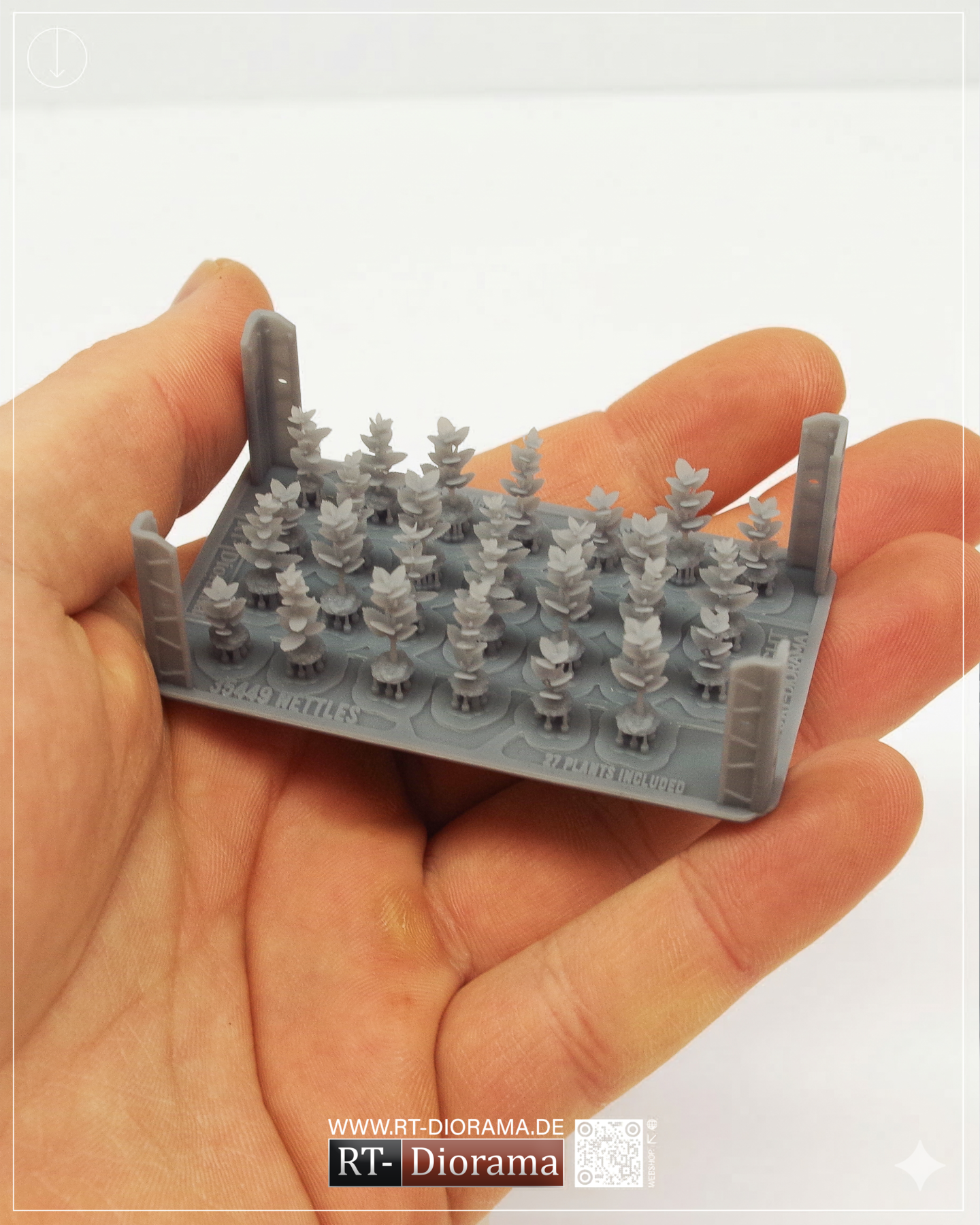 Wild Nettles 1/35 – 3D Printed Diorama Vegetation Set – product image