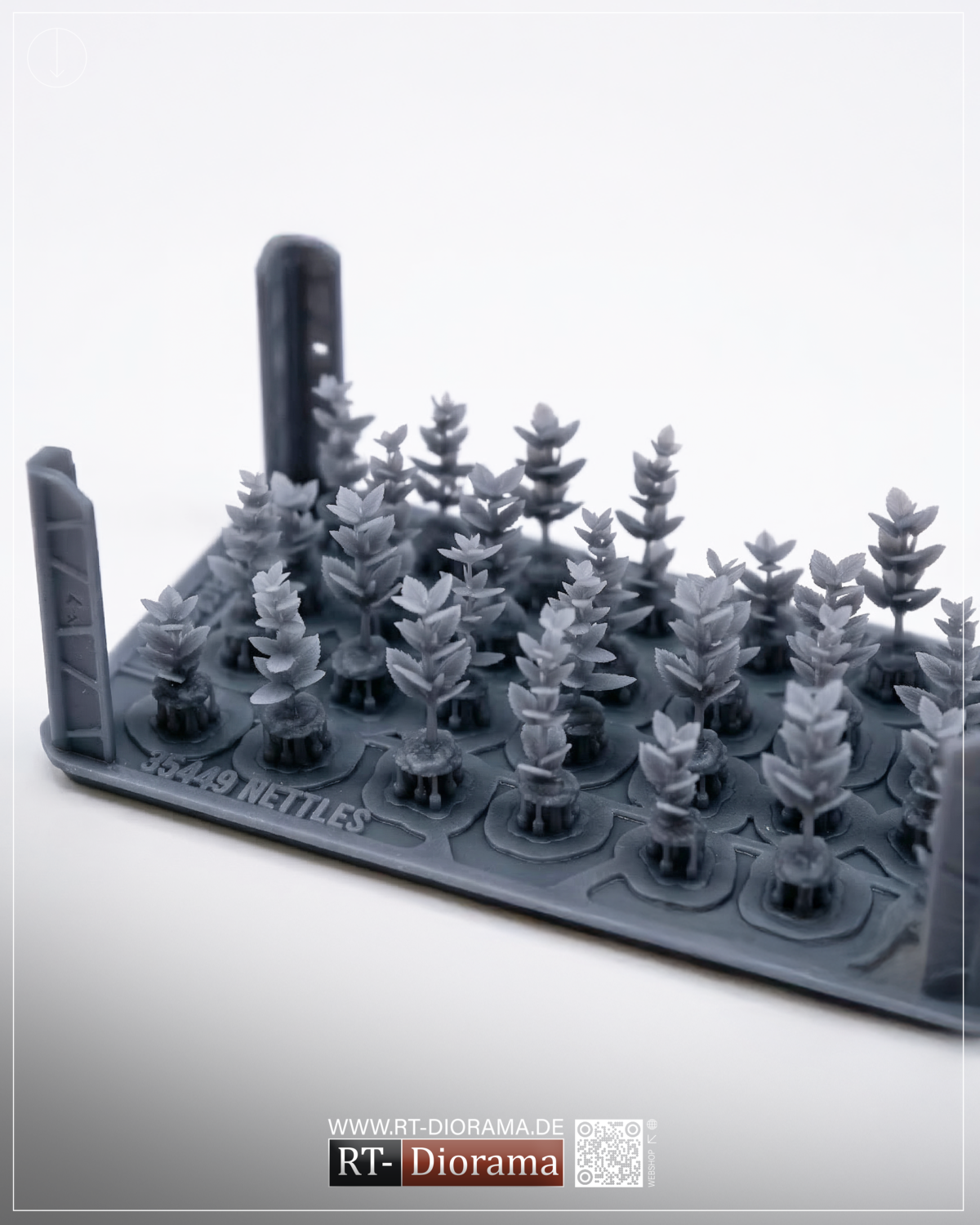 Wild Nettles 1/35 – 3D Printed Diorama Vegetation Set – product image