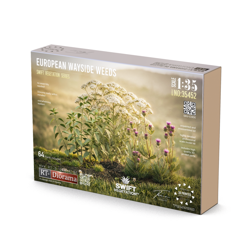 🌿 European Wayside Weeds 1/35 - 3D Printed Diorama Vegetation Bundle – product image