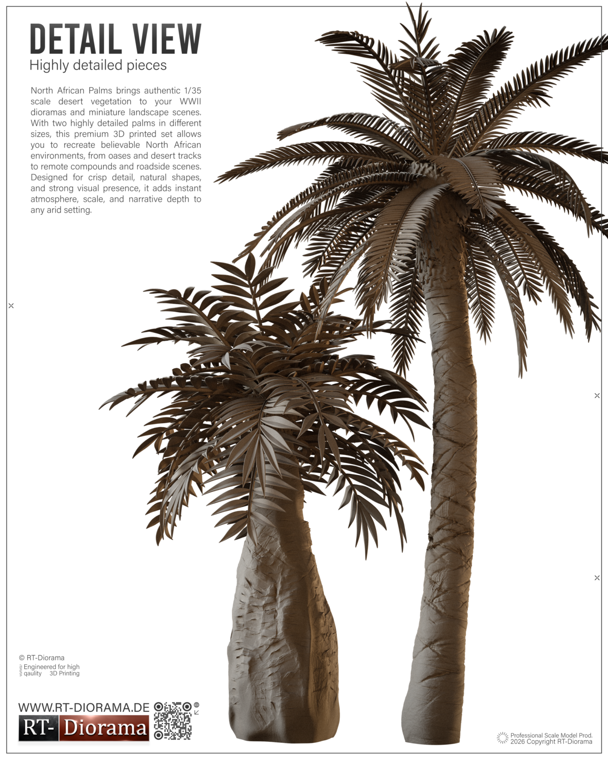 North African Palms Set [Swift Vegetation] – product image